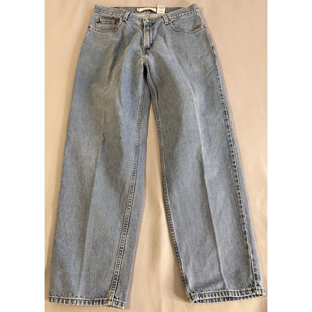 Vintage Levis Jeans Mens 34x30 Blue‎ 560 Loose  Pants Workwear Destroyed